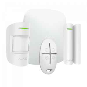 AJ-HUBKIT-W Kit de Alarma Ajax con IP y GSM/GPRS, blanco