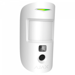 AJ-MOTIONCAM-W Fotodetector PIR bidireccional Certificado grado 2 AJAX