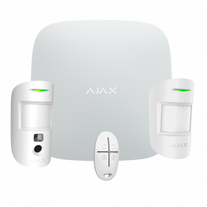 AJ-STARTERKIT-CAM-MP-W Kit de Alarma Ajax con PIR y PIR con Cámara